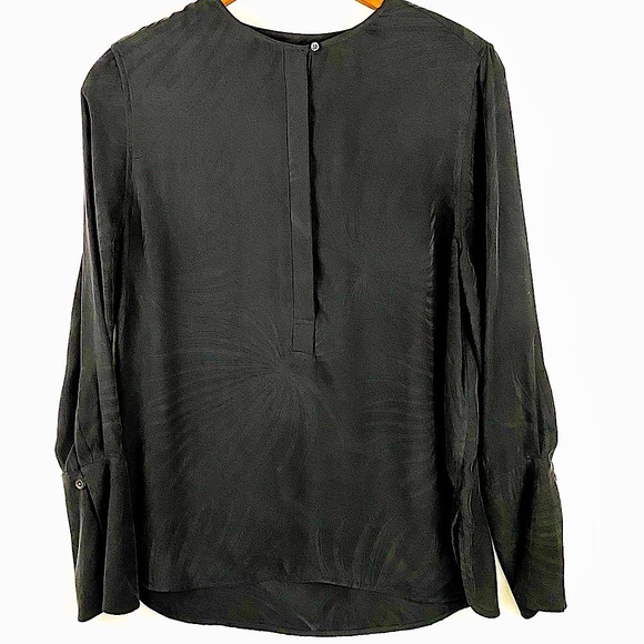 EQUIPMENT Jacquard Silk Bell Sleeve Blouse - Picture 4 of 12